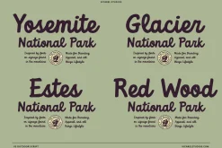 Outdoor Script |Â National Park Font