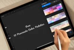 100 Outer Space Procreate Stamps
