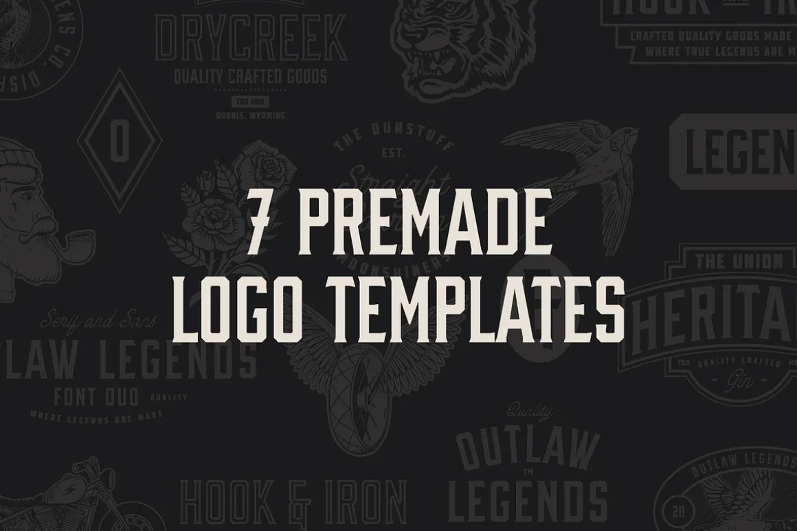 OUTLAW LEGENDS Font Duo + Extra