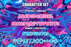 Outline Mirage - Graffiti Font