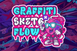Outline Mirage - Graffiti Font