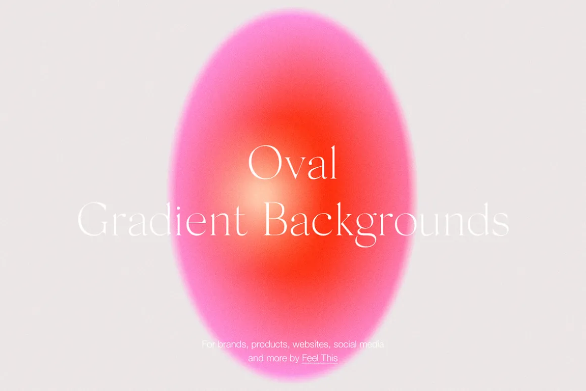 Oval Grainy Gradient Textures PS