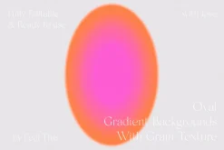 Oval Grainy Gradient Textures PS