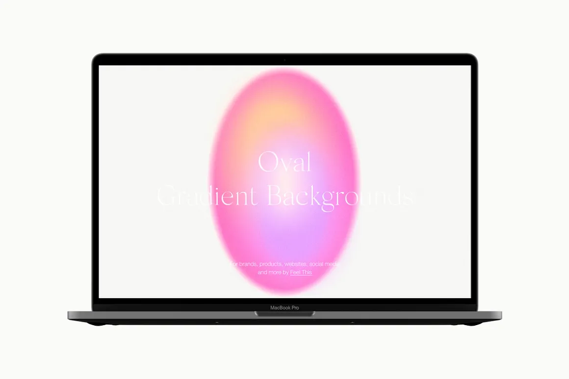Oval Grainy Gradient Textures PS