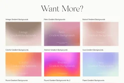 Oval Grainy Gradient Textures PS