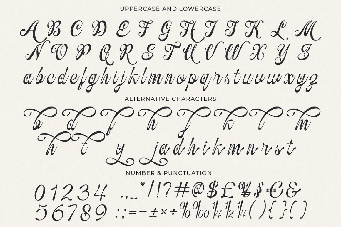 Ovelyned a Calligraphy Script Font