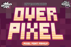 Over Pixel is Retro Pixel Font