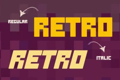 Over Pixel is Retro Pixel Font