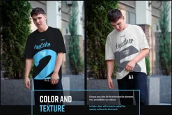 8 Oversized T-shirt Mockup