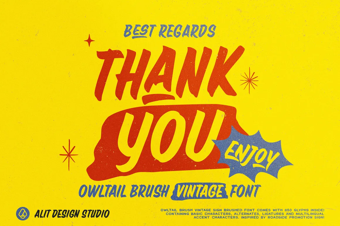 Owltail Brush Font