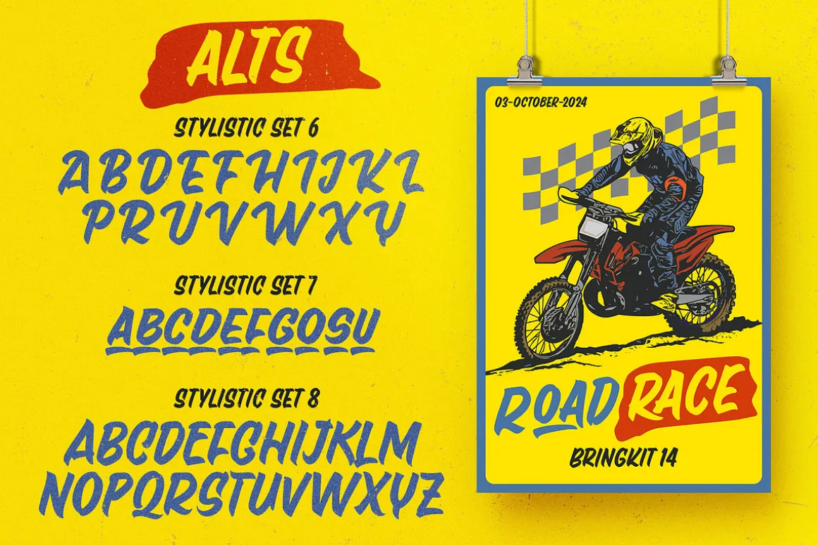 Owltail Brush Font