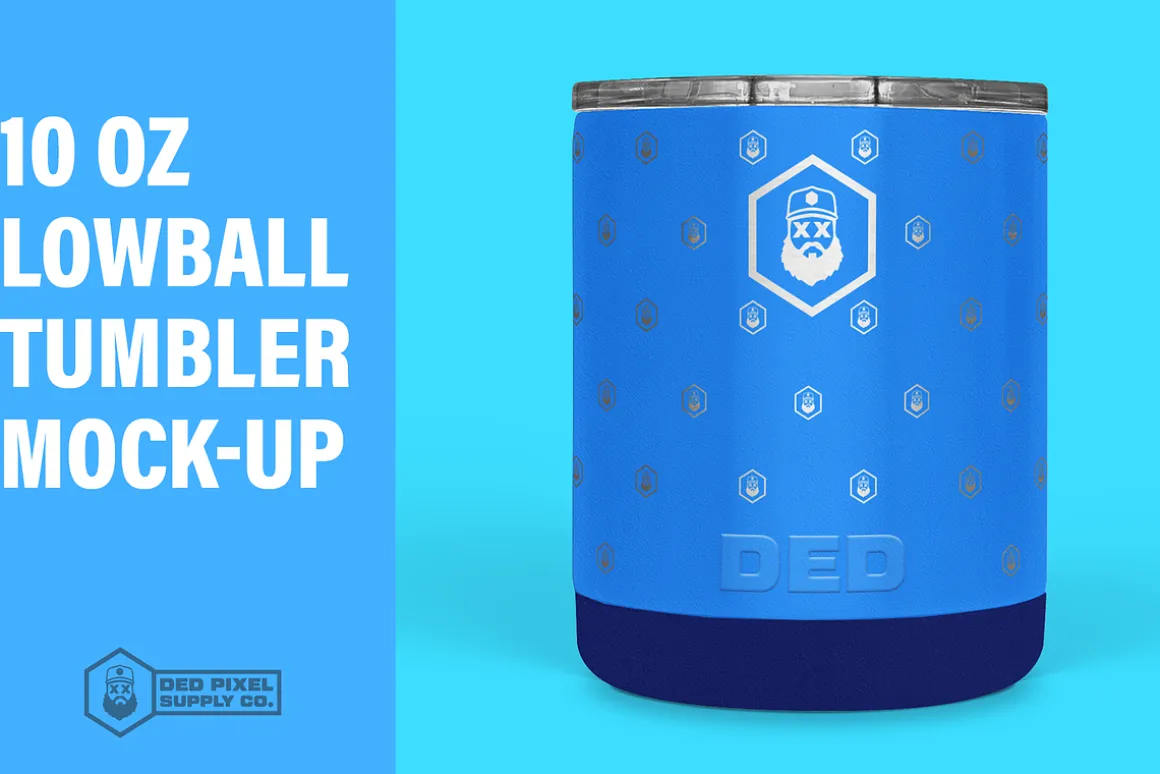 10oz Lowball Tumbler Mock-Up