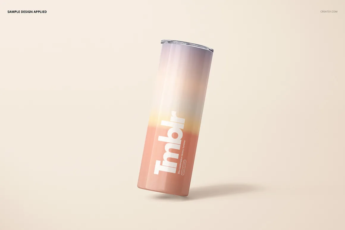 20oz Skinny Tumbler Mockup Set