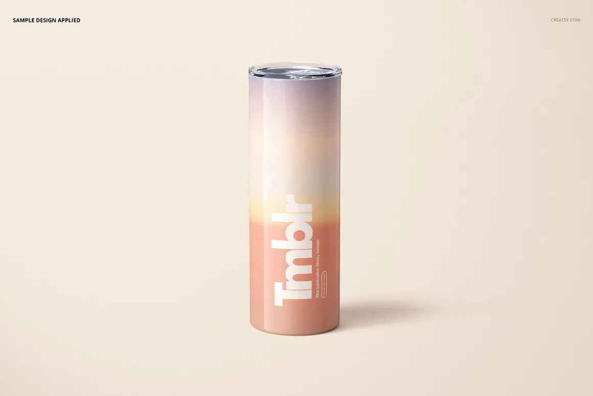 20oz Skinny Tumbler Mockup Set