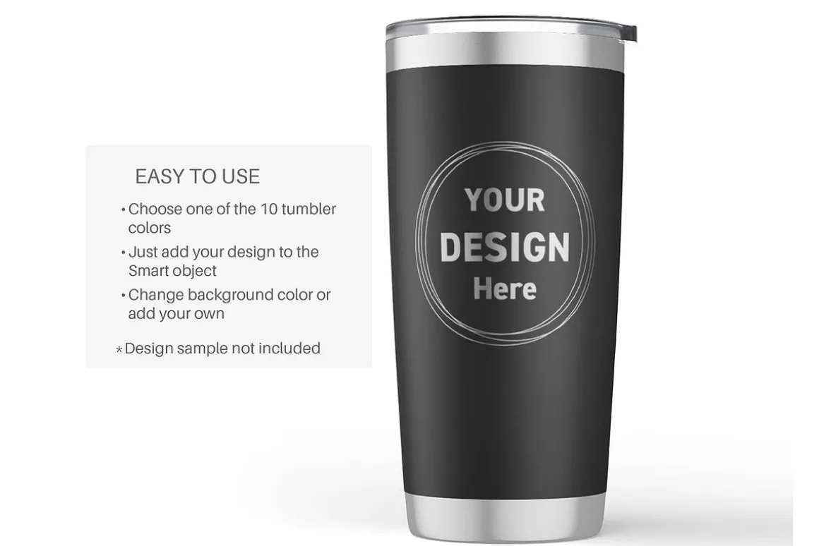 20 oz Tumbler Video Mockup