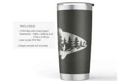20 oz Tumbler Video Mockup