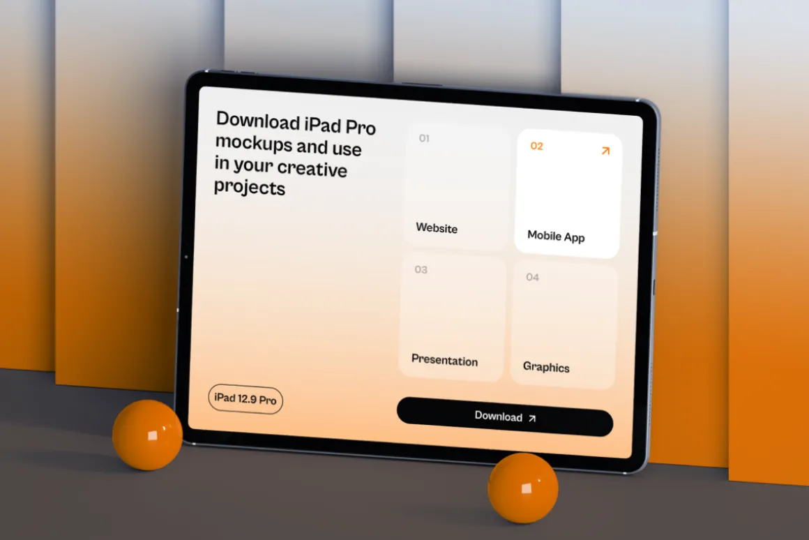 Padsy - iPad Pro Mockups Part.1