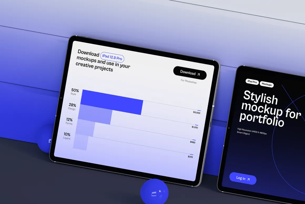 Padsy - iPad Pro Mockups Part.1