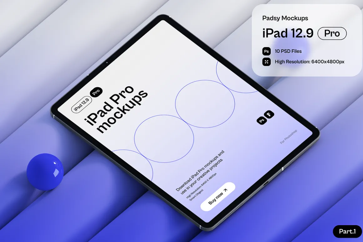 Padsy - iPad Pro Mockups Part.1