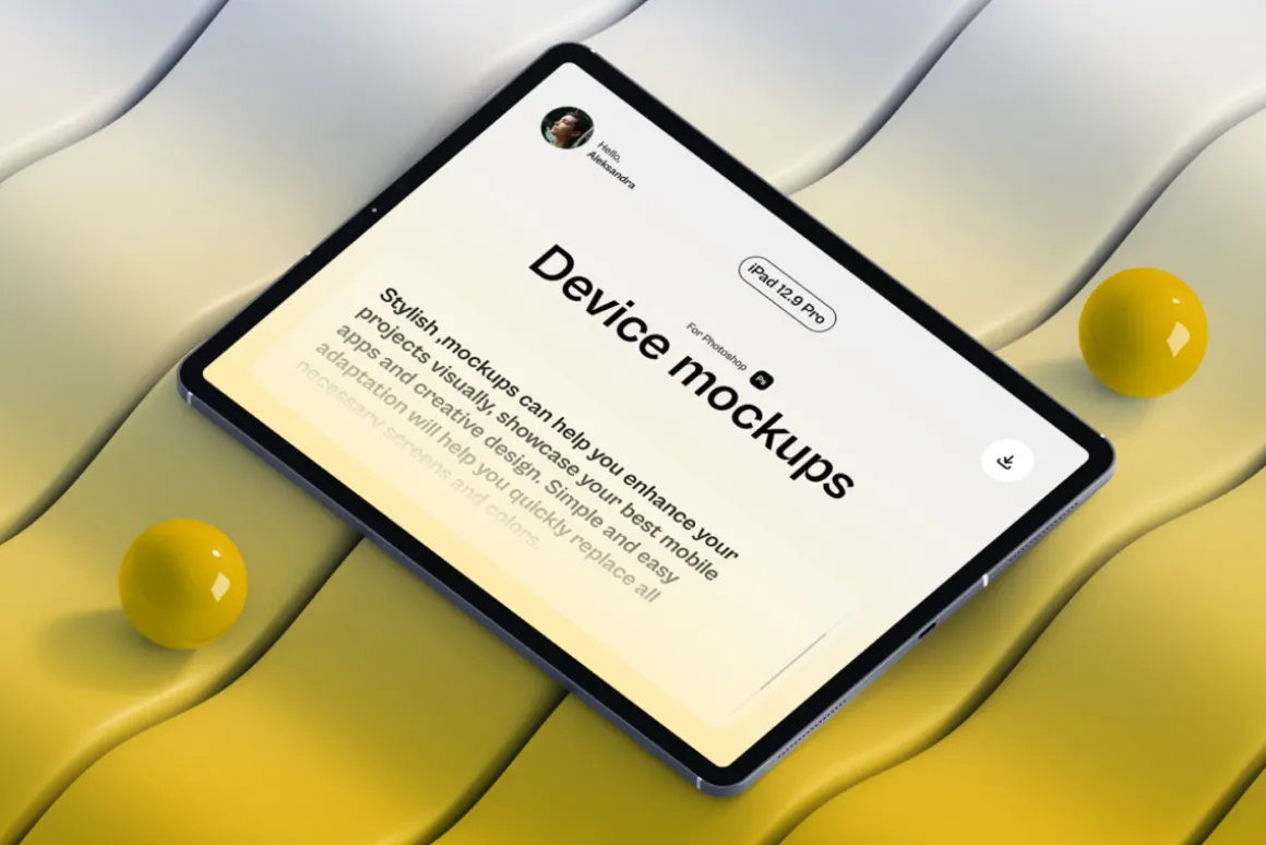 Padsy - iPad Pro Mockups Part.1