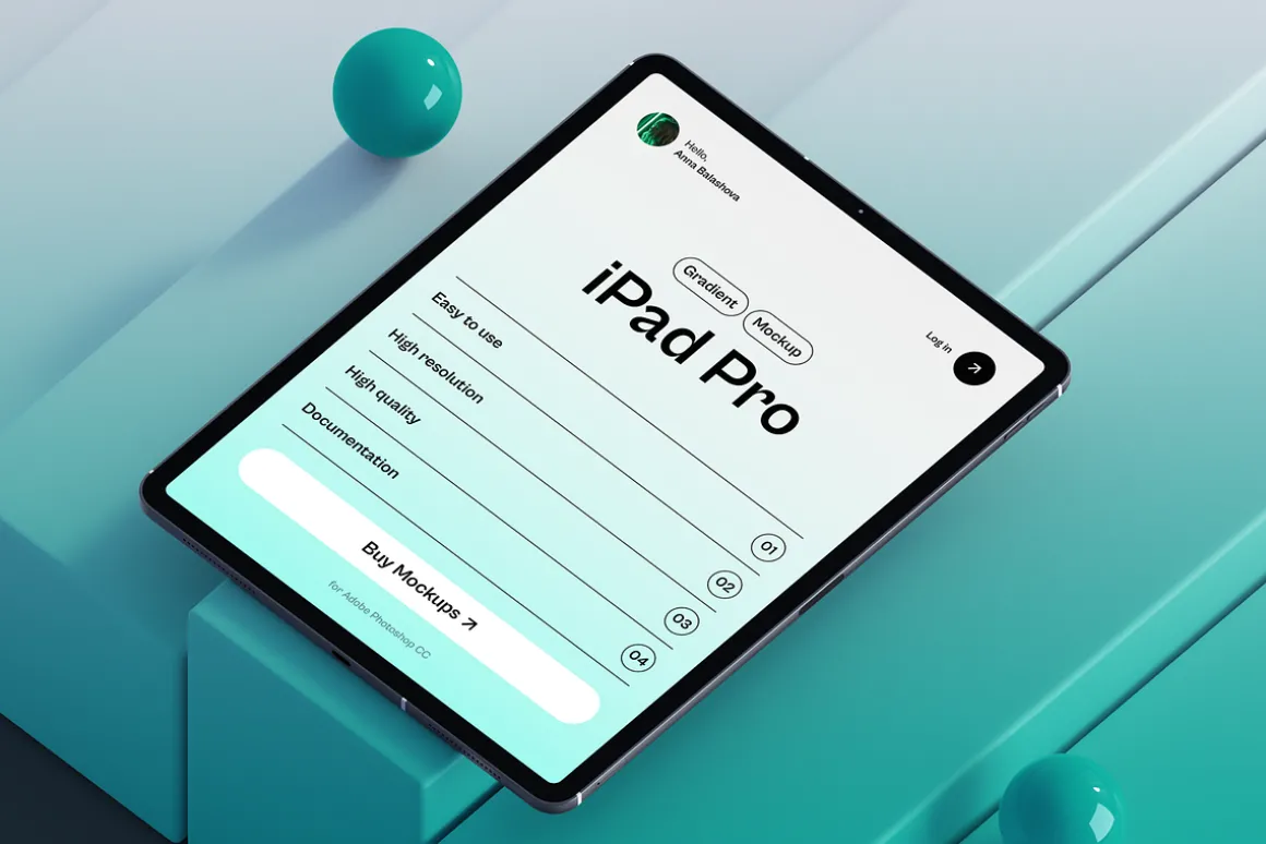 Padsy - iPad Pro Mockups Part.1