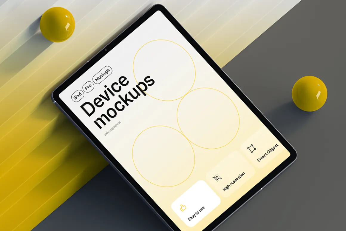 Padsy - iPad Pro Mockups Part.1