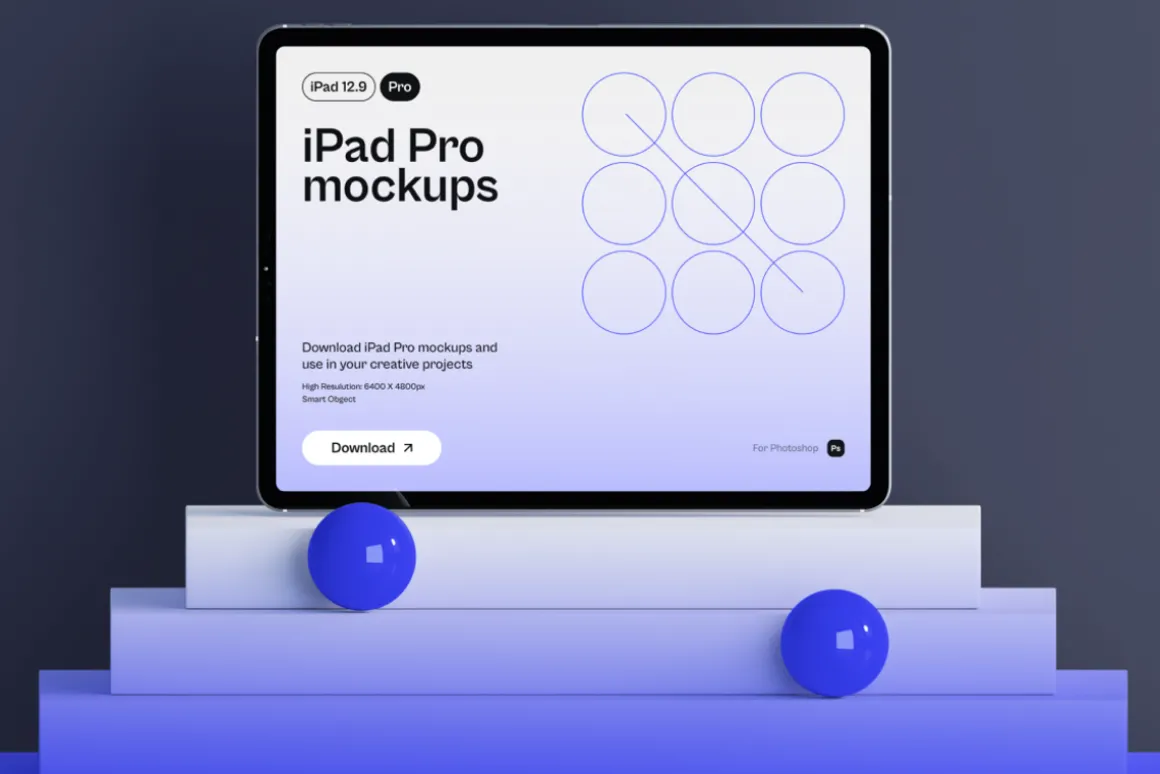 Padsy - iPad Pro Mockups Part.1