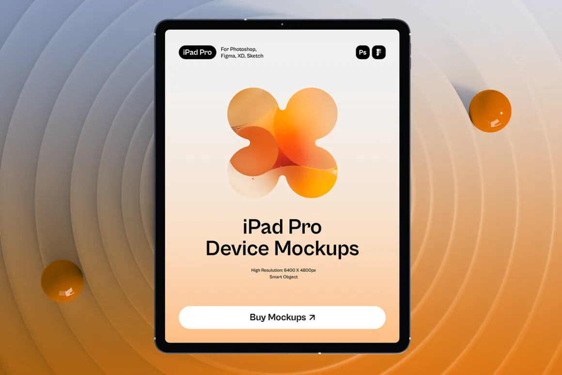 Padsy - iPad Pro Mockups Part.1