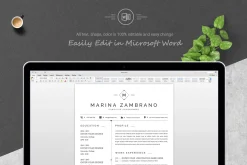2Page Graphic Designer Simple Resume