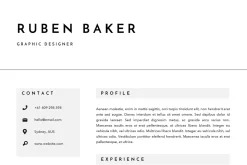 3 Page Resume Template | INDD + DOCX