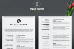 3 Pages Clean CV Template | MS Word