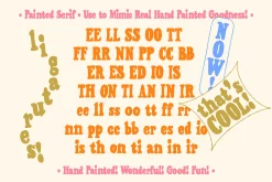 Painted Serif - Hand-lettered Font