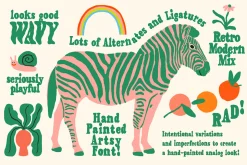 Painted Serif - Hand-lettered Font