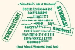 Painted Serif - Hand-lettered Font