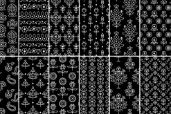 Paisley & Buti Seamless Patterns