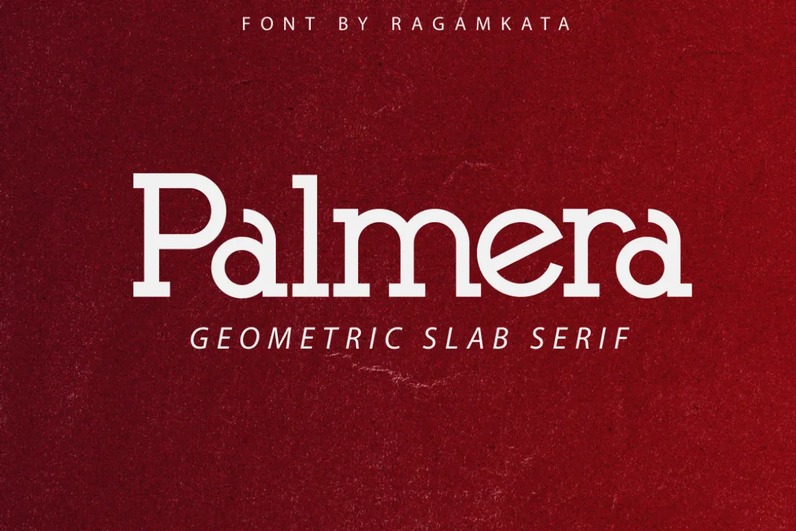 Palmera - Geometric Slab Serif