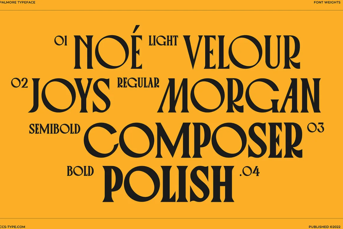 PALMORE - Vintage Rounded Serif
