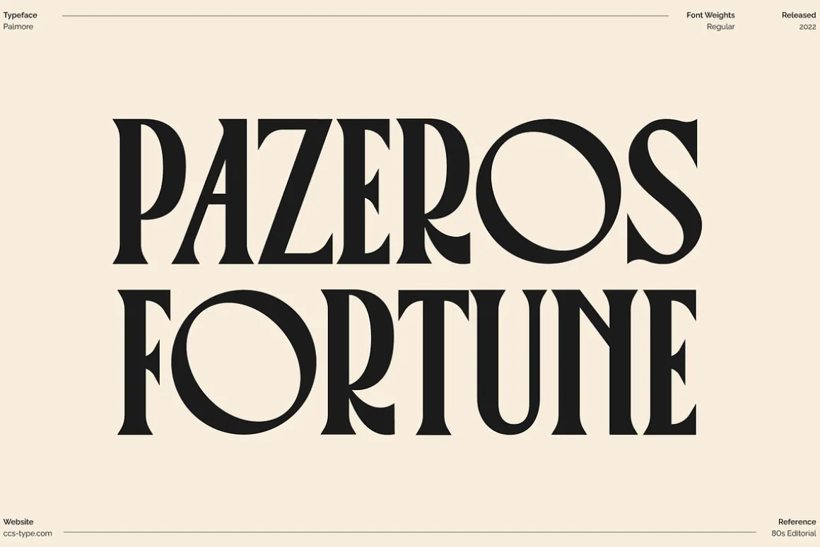 PALMORE - Vintage Rounded Serif
