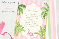 Palm Springs Beach Watercolor