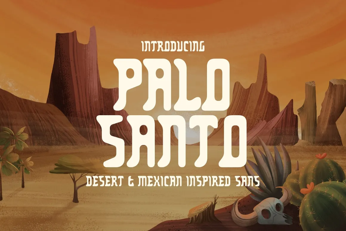 Palo Santo - Mexican Desert Typeface