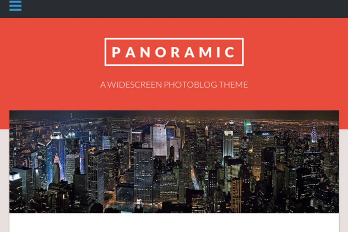 Panoramic. A Widescreen Photoblog
