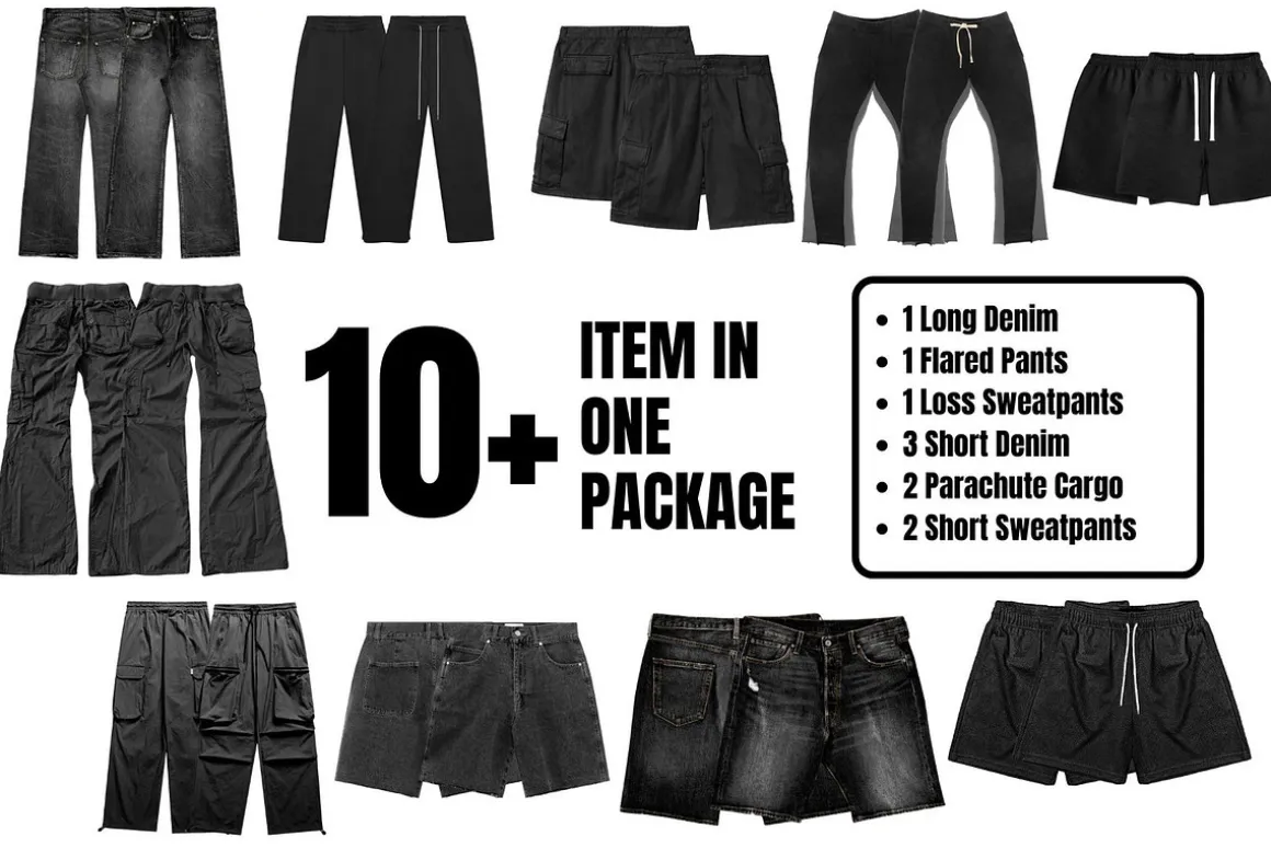 Pants Streetwear Mockup Pack