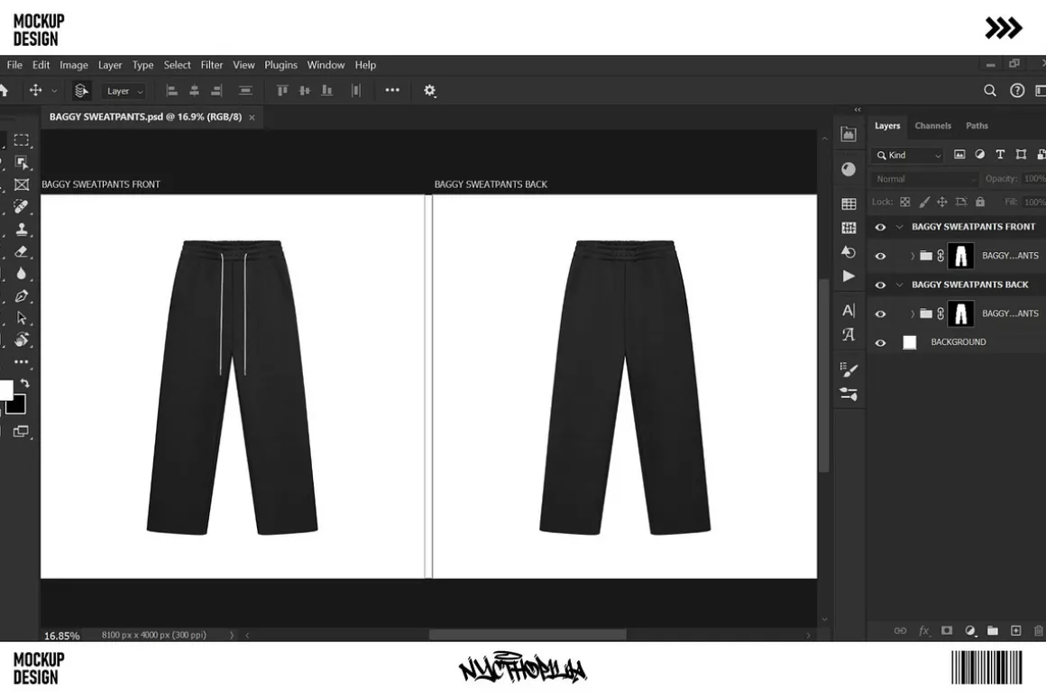 Pants Streetwear Mockup Pack