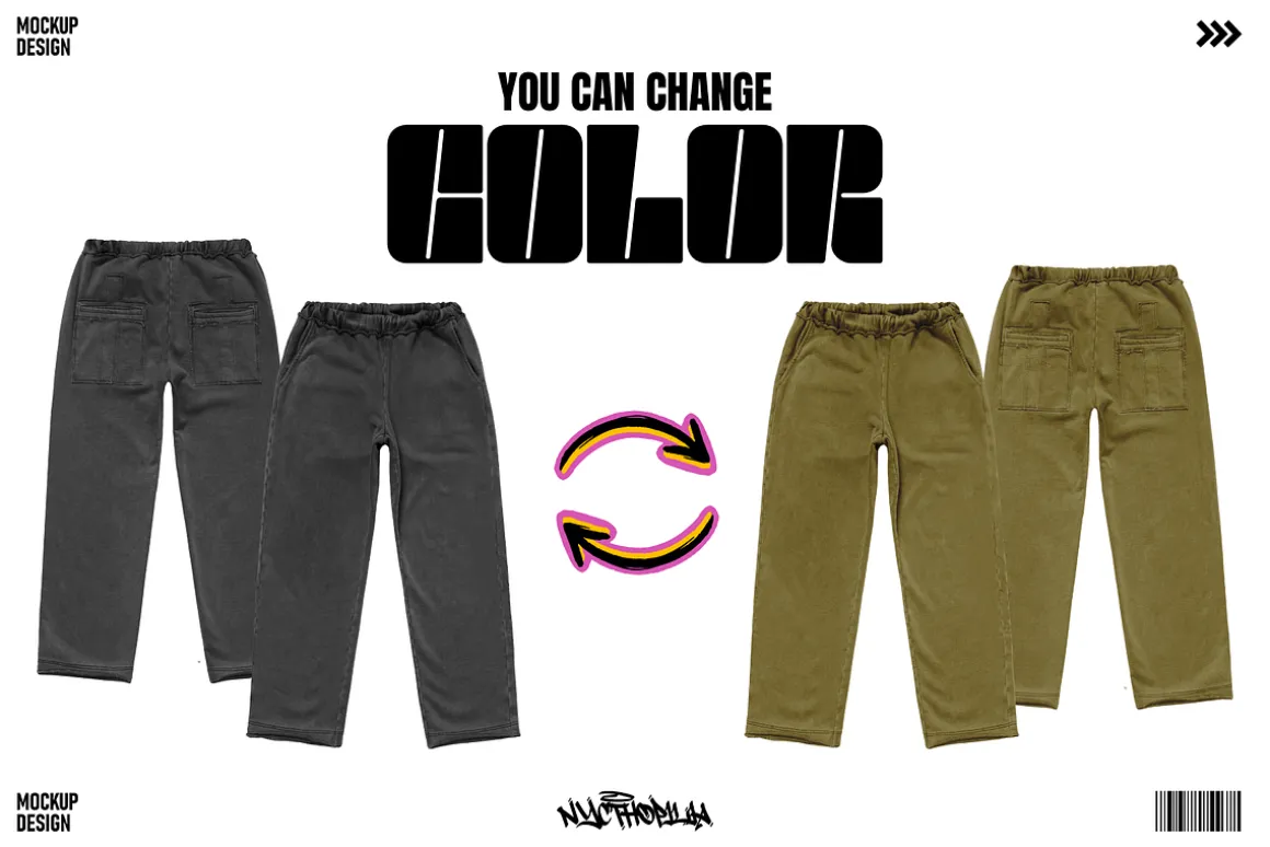 Pants Mockup Streetwear