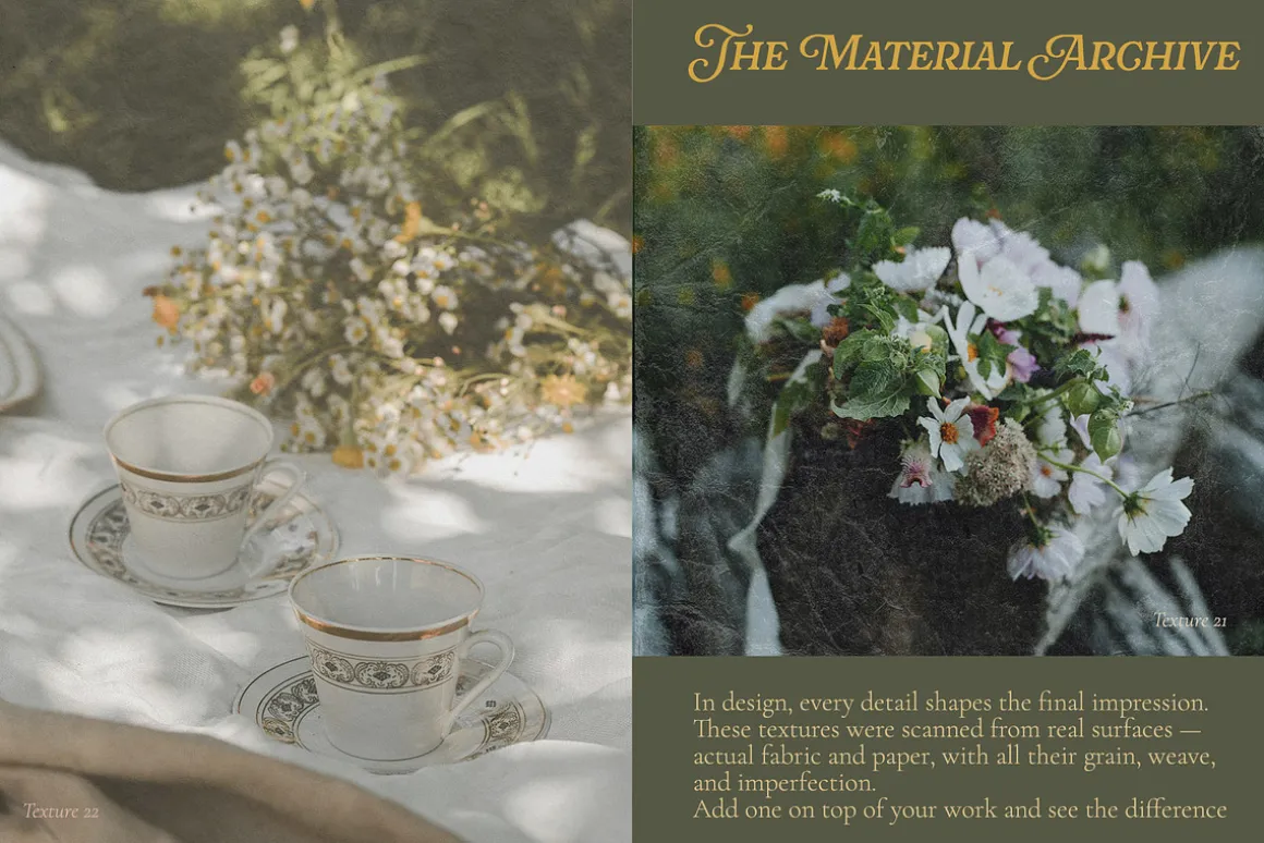 Paper Fabric Texture Overlays White