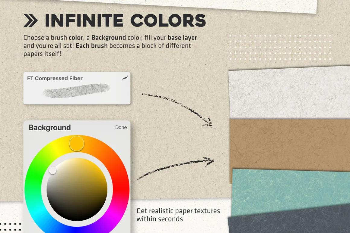 Paper Block Procreate Brush Pack