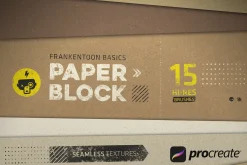 Paper Block Procreate Brush Pack