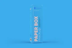 Paper Box Mockup 46x163mm