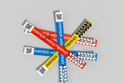Paper Wristband Mockup