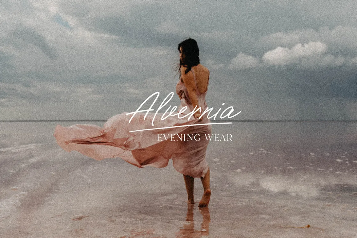 Paradise beach modern script font